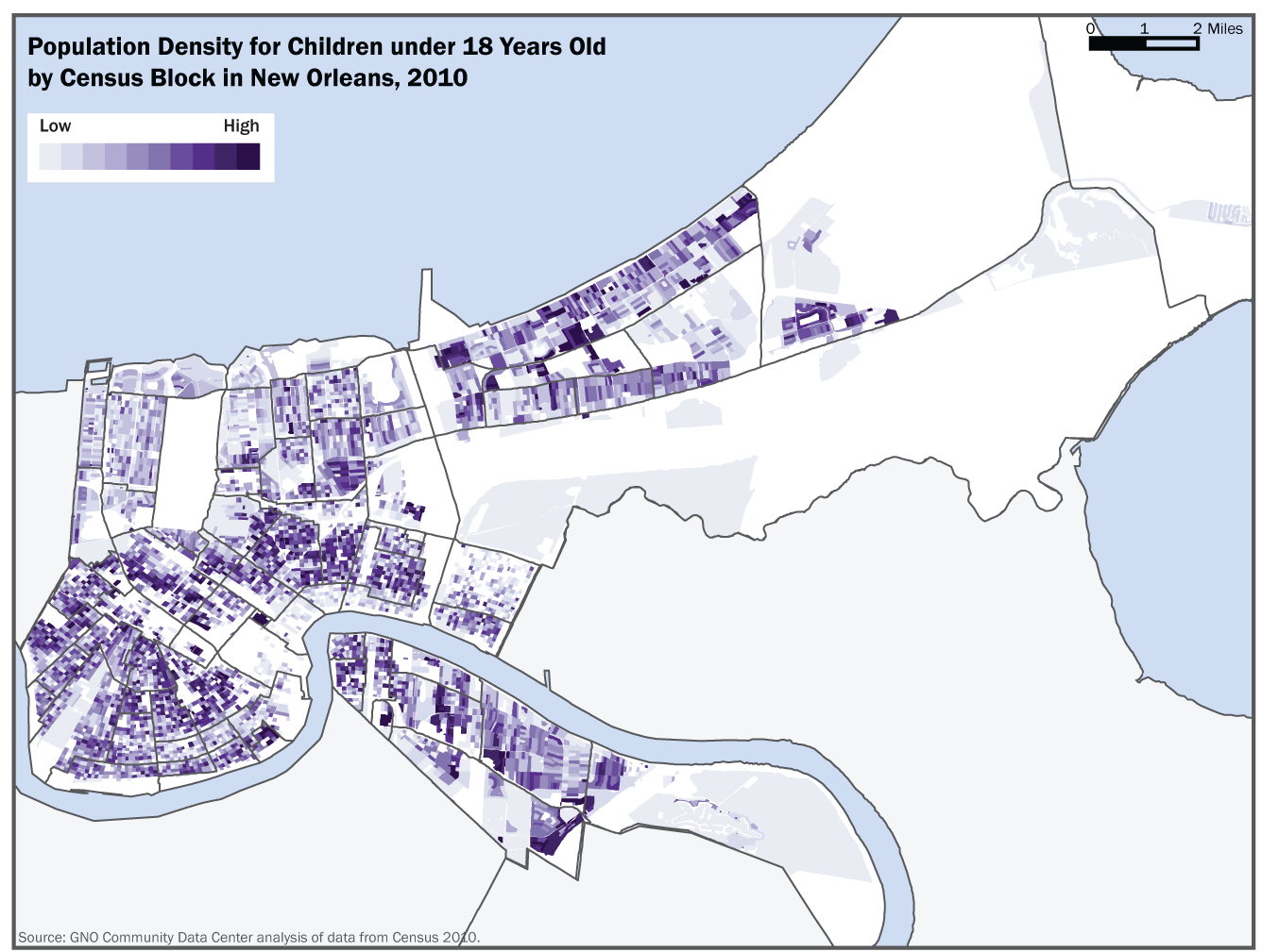 The Loss of Children from New Orleans Neighborhoods