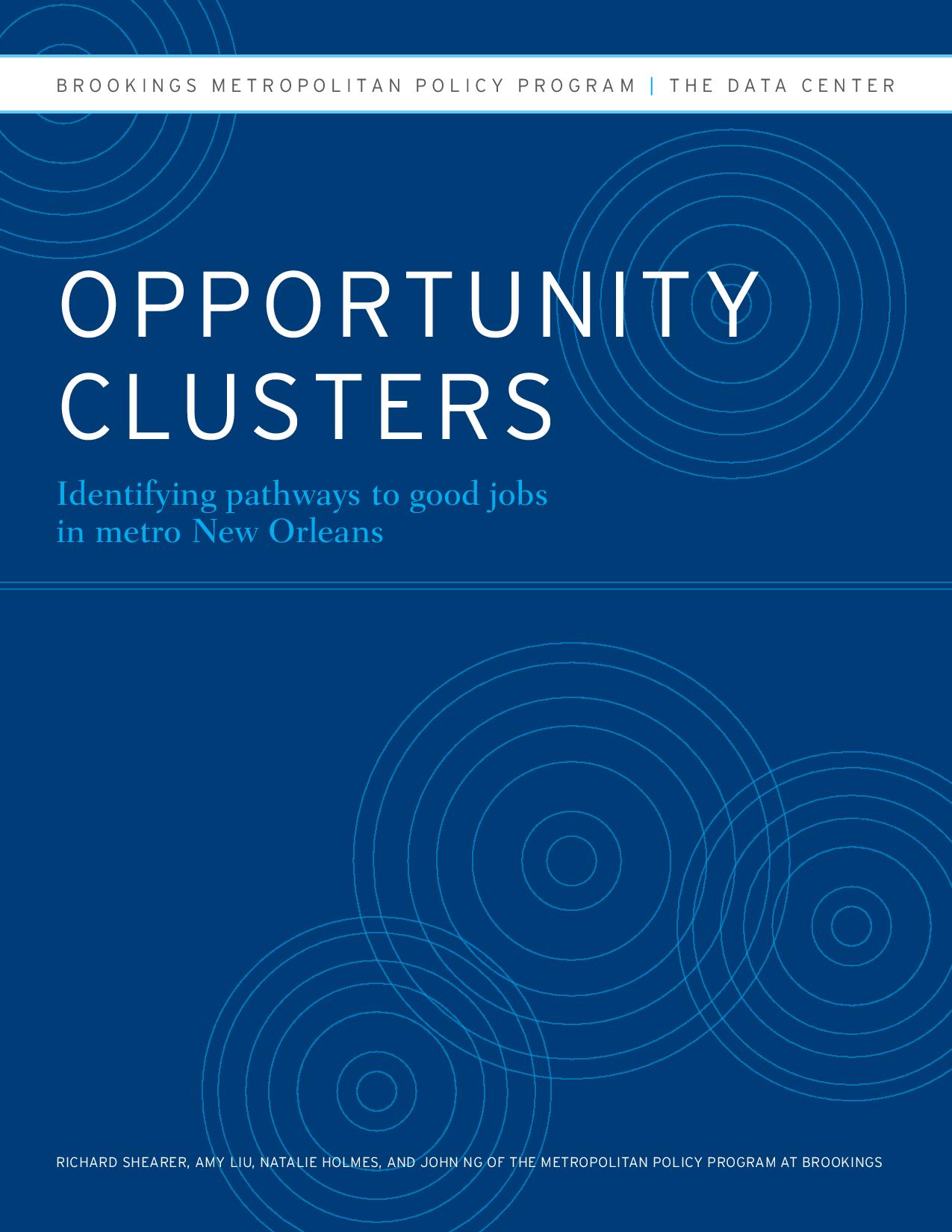 Opportunity Clusters: Identifying Pathways to Good Jobs in Metro New Orleans